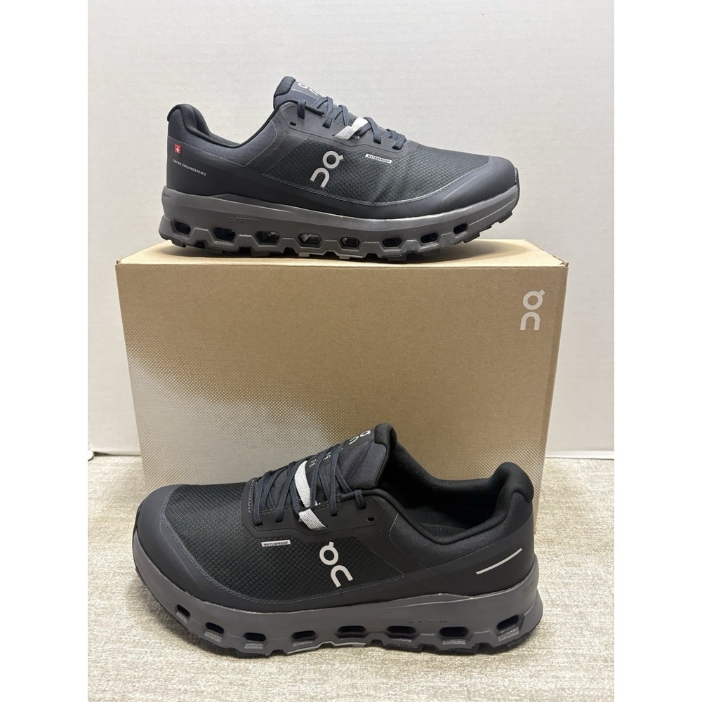Mens Size 11 - On Running Cloudvista 2 Waterproof Running Shoes Black Eclipse